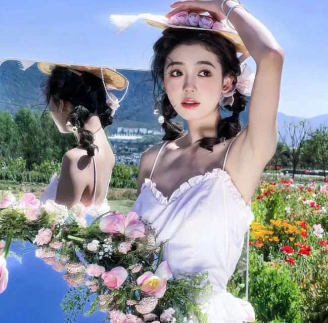 在山中见面